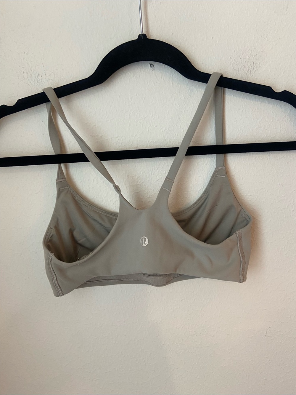 Lululemon Wunder Train Strappy Racer Bra Riverstone Size 4 A/B Cup - Picture 4 of 6